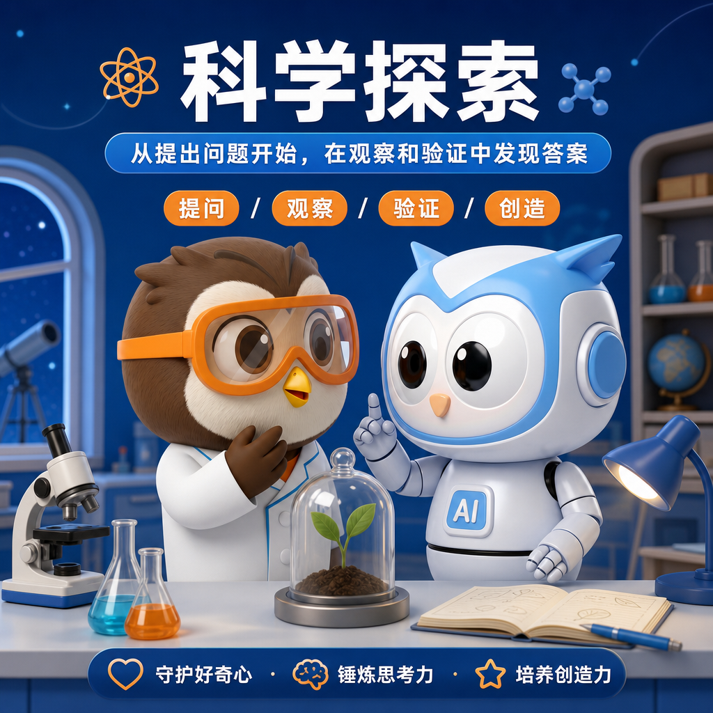 科学教育做中学主题配图
